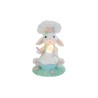 Bomboniera Coniglio Chef Pasqua Resina Led