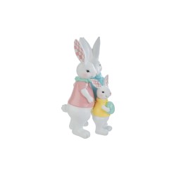 Conigli Pasqua Resina 22×17,5xh.35,5CM