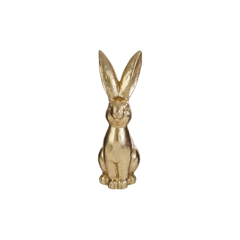 Bomboniera Battesimo Compleanno  Coniglio Resina Gold Oro 7,5×6,5xh.15,5CM
