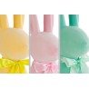 Coniglio Plastica Floccato 3 Colori Assortiti 21x23xh.69 CM