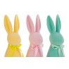 Bomboniera Battesimo Compleanno Coniglio Plastica Floccato 3 Colori Assortiti