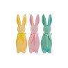 Bomboniera Battesimo Compleanno Coniglio Plastica Floccato 3 Colori Assortiti