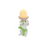 Bomboniera Battesimo Compleanno Coniglio Pasqua Resina Led Con Uovo