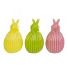 Bomboniera Battesimo Compleanno Candela Uovo Coniglio 3 Colori Assortiti 5xh.11CM