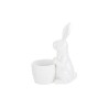 Bomboniera Battesimo Compleanno Coniglietto Ceramica Pasqua Bianco