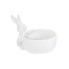 Bomboniera Battesimo Compleanno Coniglietto Ceramica Pasqua Bianco