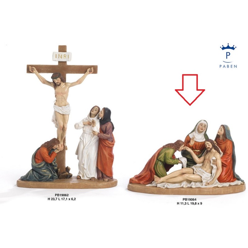 Statua Gruppo Morte Di Gesù