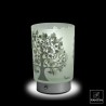 Bomboniera Matrimonio Comunione Lampada Vetro Albero Della Vita Ricaricabile H.15,5 Cm Con Box Fantin