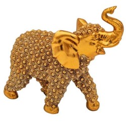 Bomboniera Battesimo Compleanno Elefante Elefantino Oro