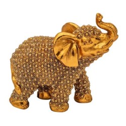 Bomboniera Battesimo Compleanno Elefante Elefantino Oro