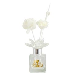 Bomboniera Cresima Profumatore Diffusore 100 ml Cresima Con Fiore in Cristallo