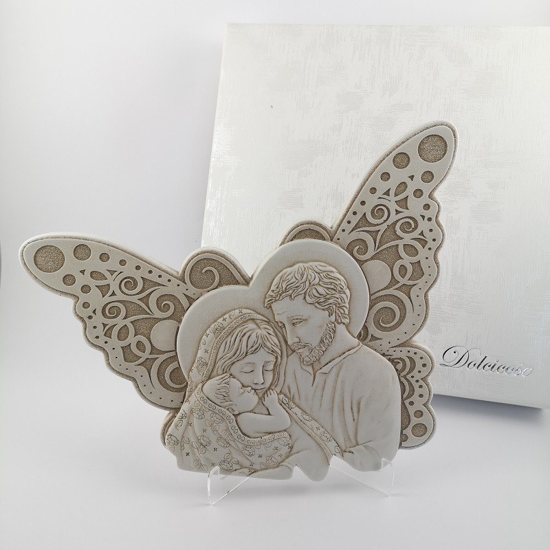 bomboniera farfalla sacra famiglia comunione cresima piccola