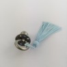 Ciuccio Peltro Con Strass Nappina e Box Celeste