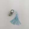 Ciuccio Peltro Con Strass Nappina e Box Celeste