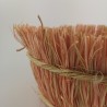 Cestino in Rafia Colorata Rosa