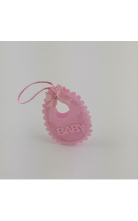 Sacchetto Portaconfetti in TNT a Bavaglio Rosa Baby