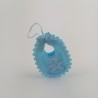 Sacchetto Portaconfetti in TNT a Bavaglio Celeste con Orsacchiotto Baby
