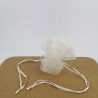 Sacchetto Portaconfetti in Organza Bianco