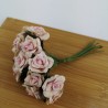 Mazzetto da 12 Rose Rosa Accessorio Decorativo