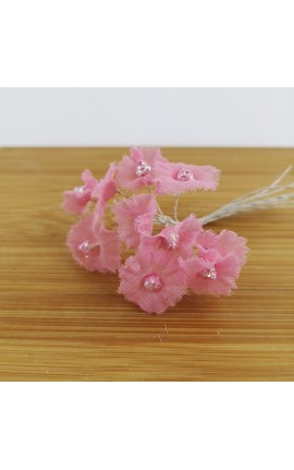 Mazzetto da 10 Fiori Rosa  Accessorio Decorativo