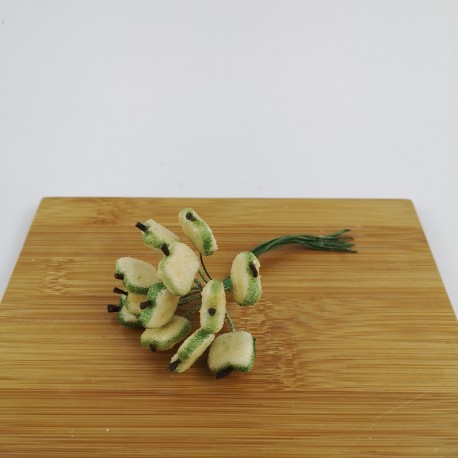 Mazzetto da 12 Spicchi Mela Caramellata Accessorio Decorativo