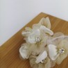 Mazzetto da 6 Rose Bianche con Strass Accessorio Decorativo