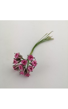 Mazzetto da 10 Rose in Carta Accessorio Decorativo