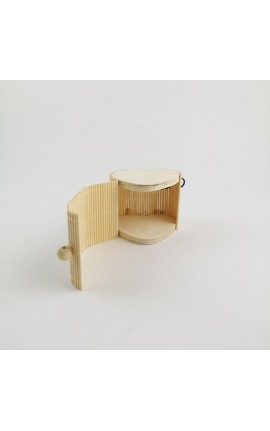 Scatola Portaconfetti in Bamboo Cuore