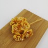 Mazzetto da 6 Rose Oro con Puntoluce Accessorio Decorativo