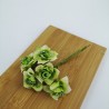Mazzetto da 6 Rose Verde con Puntoluce Accessorio Decorativo