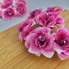 Mazzetto da 6 Rose Fucsia con Puntoluce Accessorio Decorativo