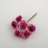 Mazzetto da 6 Rose Fucsia con Puntoluce Accessorio Decorativo