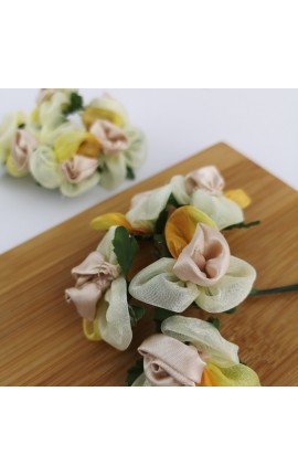 Mazzetto da 6 Fiori Colorati con Puntoluce Accessorio Decorativo