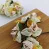 Mazzetto da 6 Fiori Colorati con Puntoluce Accessorio Decorativo