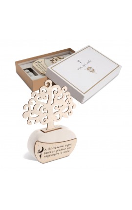 Profumatore Albero della Vita in Porcellana e legno con Box