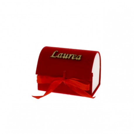 12 Pezzi - Laurea Bauletti Scritta 7 cm