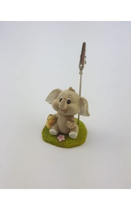 Bomboniera Clip Elefantino in Resina