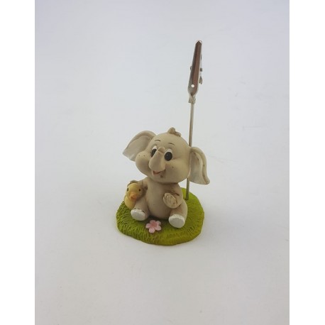 Bomboniera Clip Elefantino in Resina