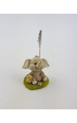 Bomboniera Clip Elefantino in Resina