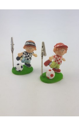 Bomboniera Clip Calcio in Resina