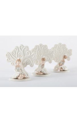 Bomboniera Ballerina con Albero della Vita in Porcellana 3 ASS