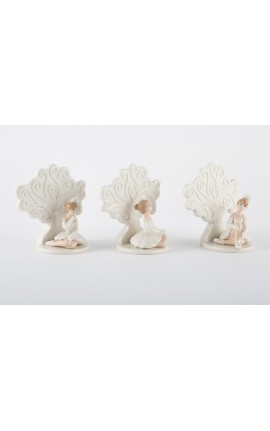 Bomboniera Ballerina con Albero della Vita in Porcellana 3 ASS