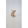 Pergamena Madonna Con Bimbo in Resina Colorata