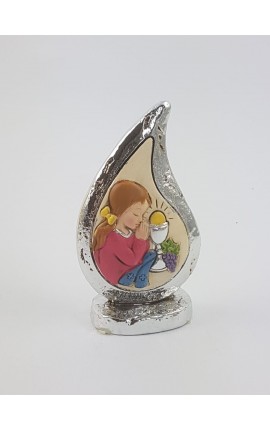 Fiamma Bimba Comunione in Resina