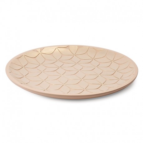 EGAN Centrotavola Capitonnè Caramello D.33 cm