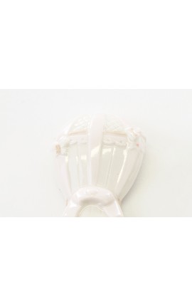 Bomboniera Battesimo Nascita Compleanno Magnete Calamita Mongolfiera Porcellana Rosa Set 12 Pezzi