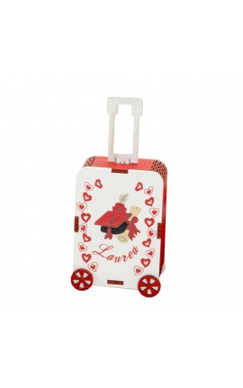 Bomboniera Set 6 Pezzi Laurea Trolley Valigia Laurea