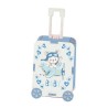 Bomboniera Battesimo Nascita Set 6 Pezzi Trolley Valigia Baby Celeste