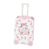 Bomboniera Battesimo Nascita Set 6 Pezzi Trolley Valigia Baby Rosa