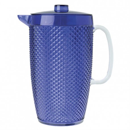 Brocca Diamon in plastica infrangibile blu